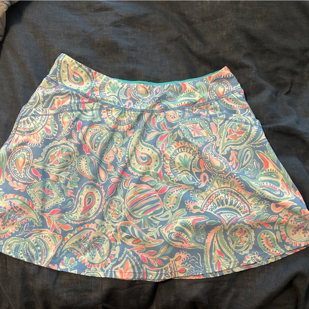Lilly Pulitzer Luxletic Paisley Skort size 8